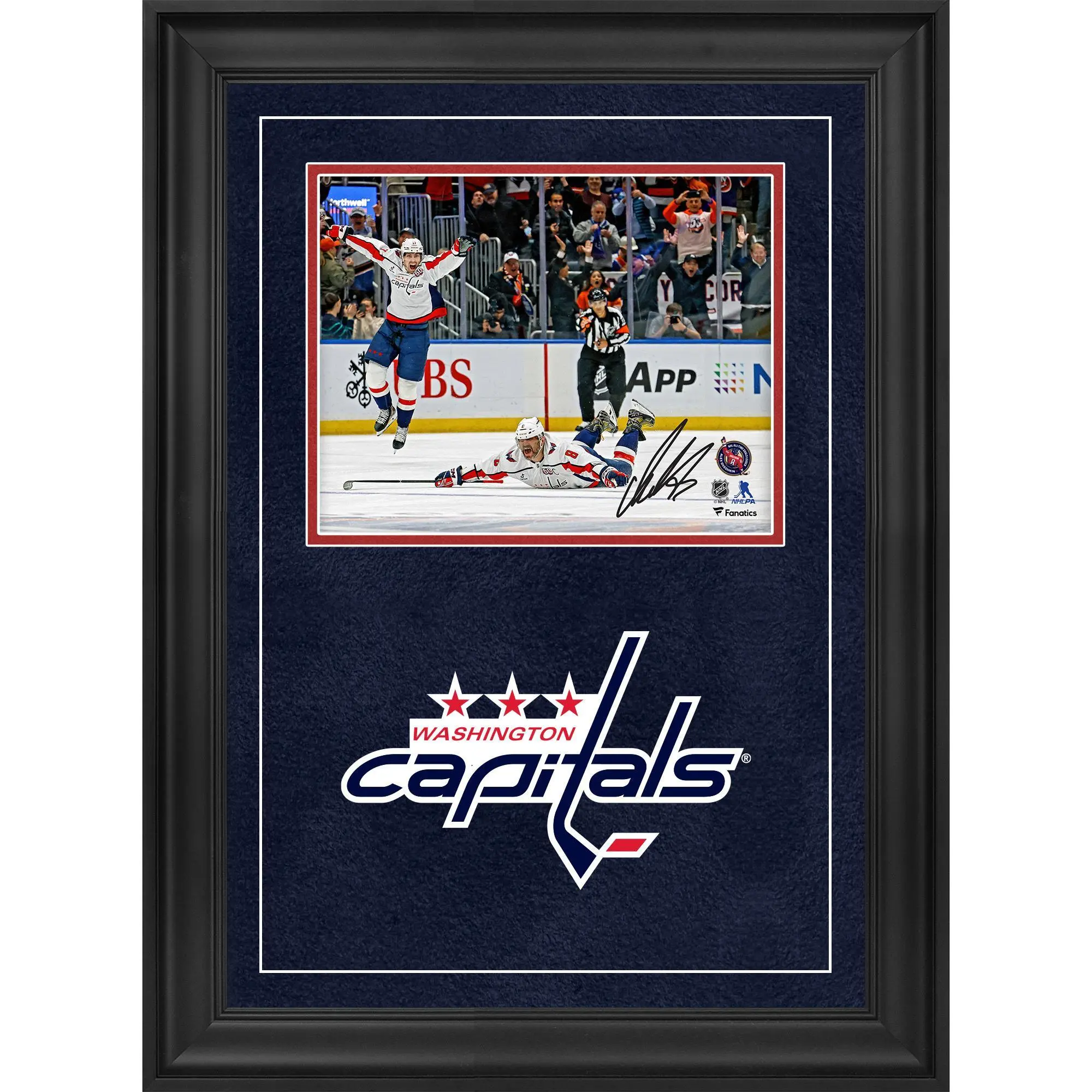 Alex Ovechkin Washington Capitals Deluxe Framed Autographed 8" x 10" 895th Goal Celebration Photograph - Fanatics Authentic Certified
