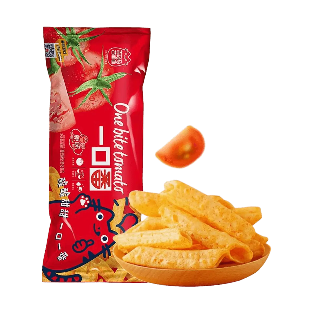 XIYINGYING Tomato Flavor Potato Sticks Crispy Snack 168g - Large Bag for Binge Watching & Parties