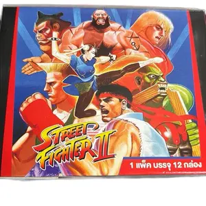 Capcom Animate Street Fighter II Hobby Box 2024 - 12 Packs Per Box 1 Pack Contains 3 Cards Collectible Trading Card Game