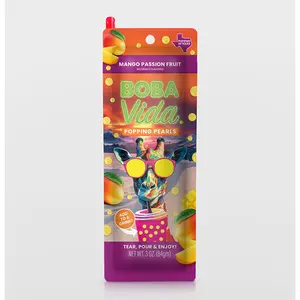 Mango Passion Fruit Popping Boba (10 pouches) Mango Passion Fruit Popping Boba (10 pouches)