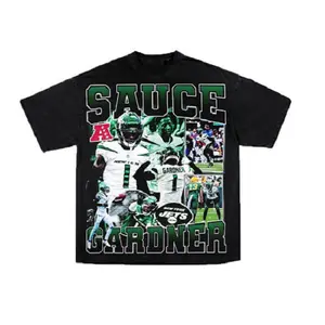 Rapper Sauce Gardner Unisex Tee 90s Vintage Old School Black T-shirt