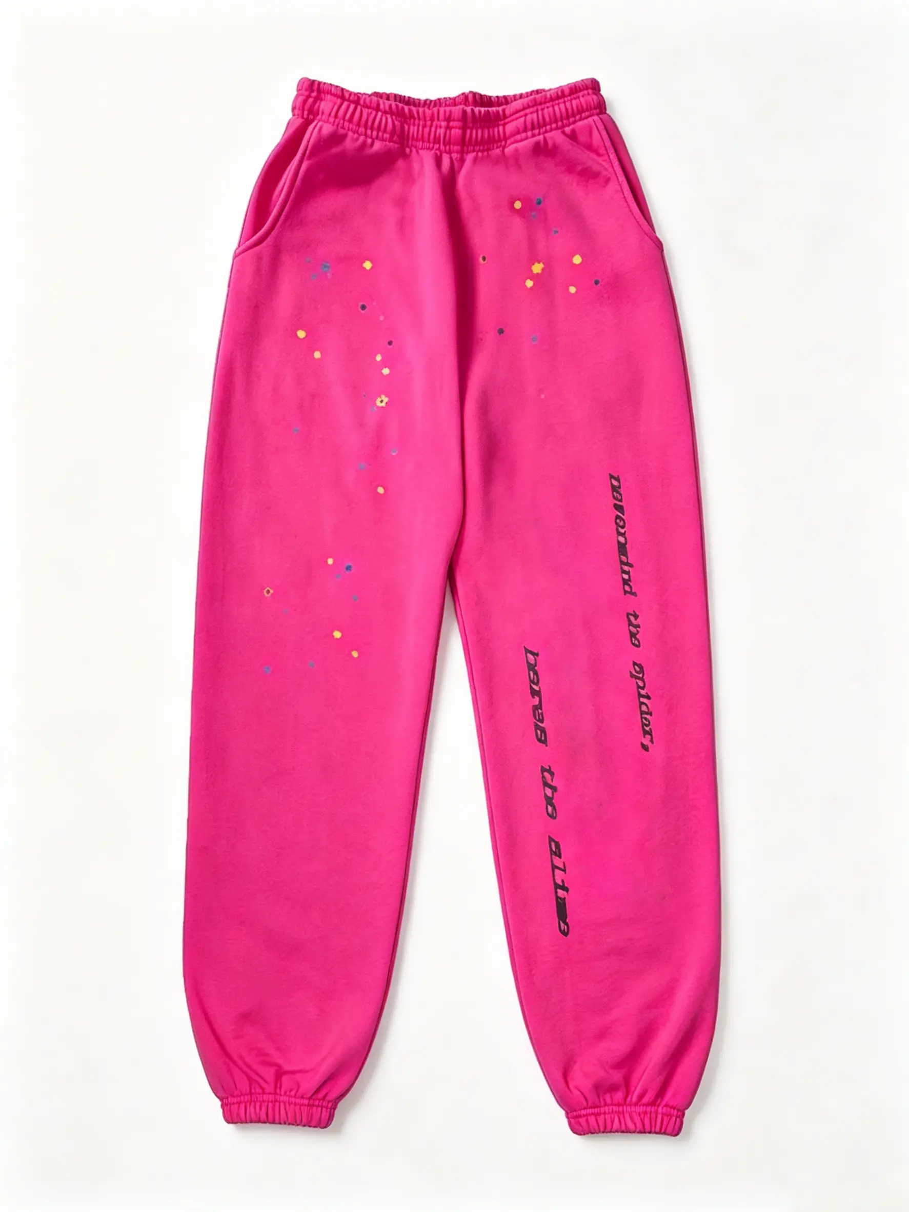 新品同様 HELLSTAR SWEATS HALF PANTS Sサイズ Hellstar Studios Flame Sweatpants Pink Grey