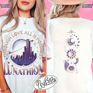 Lunathion Crescent City T-shirt, Lunathion Crescent City, Book Lover Gift, Reader Tee, Bookish Outfit, Reading Club Tee