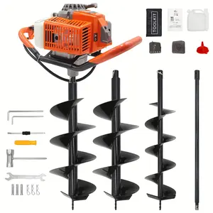 72cc Auger Post Hole Digger 2 Stroke Gas Powered Earth Post