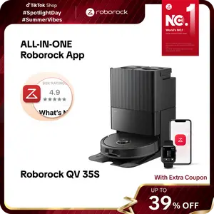 [SaleLink] Roborock Qrevo Series Robot Vacuum and Mop, 10,000Pa suction, Self-Drying, Auto Mop Washing, Self-Emptying & Refilling, 10mm Mop Lifting, Smart Obstacle Avoidance (QV 35S) #GearUpForMemorialDay