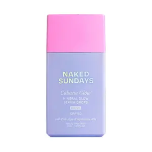 Naked Sundays CabanaGlow SPF50 Mineral Luminizing Blush Serum Radiant Lightweight Brightening Makeup Vegan Hydrating Highlighter Pink