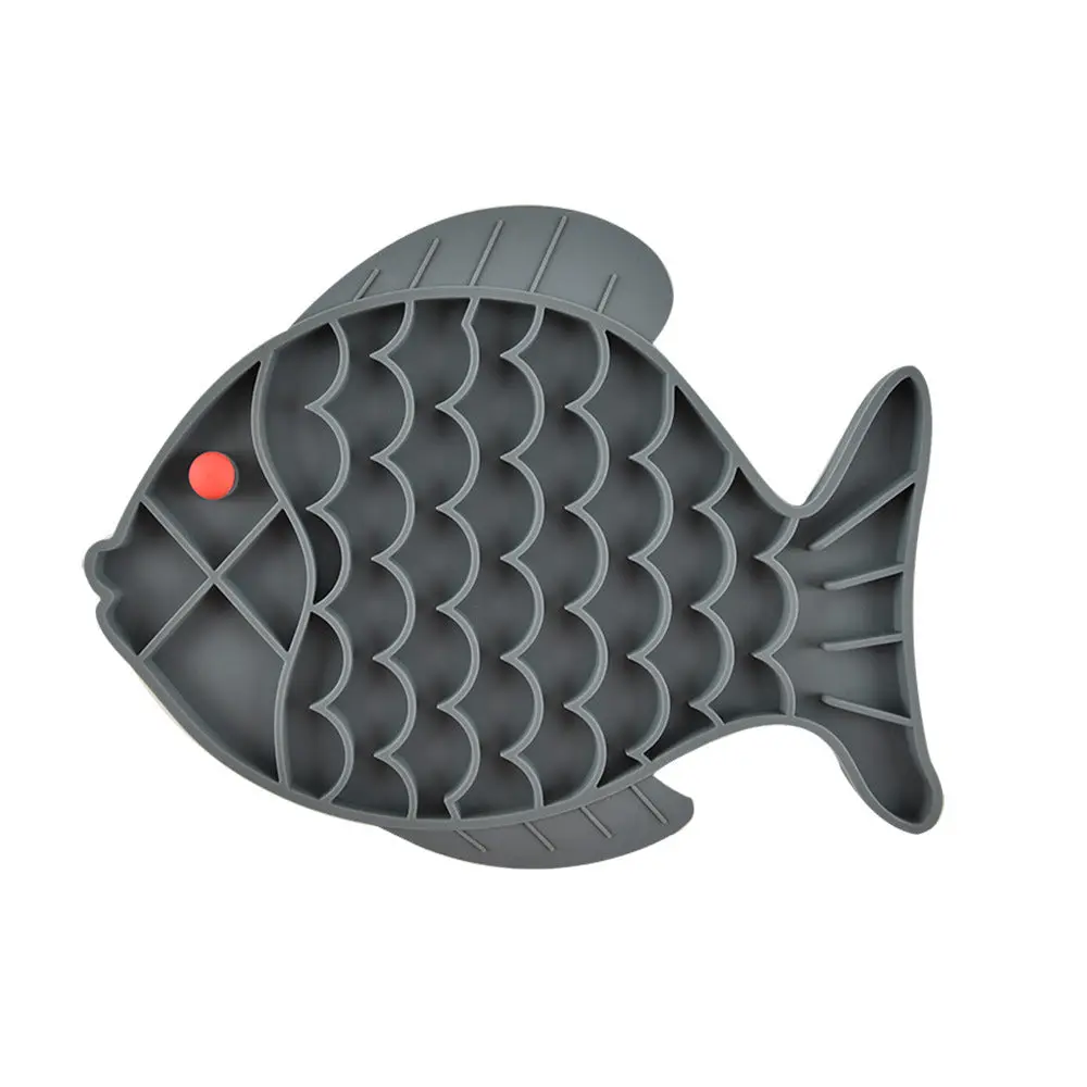 Silicone Slow Food Plate for Dogs and Pets