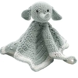 Elephant Cuddle Cloth - DIY Crochet Kit  - Hardicraft USA