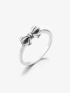 1 PC Vintage Bowknot Cubic Zircon Ring for Women, Bow Decor Ring, Vintage Rings Jewelry, Fashion Jewelry for Wedding Engagement Promise Ring Ladies Anniversary Birthday Valentine's Day Gift for Girlfriend