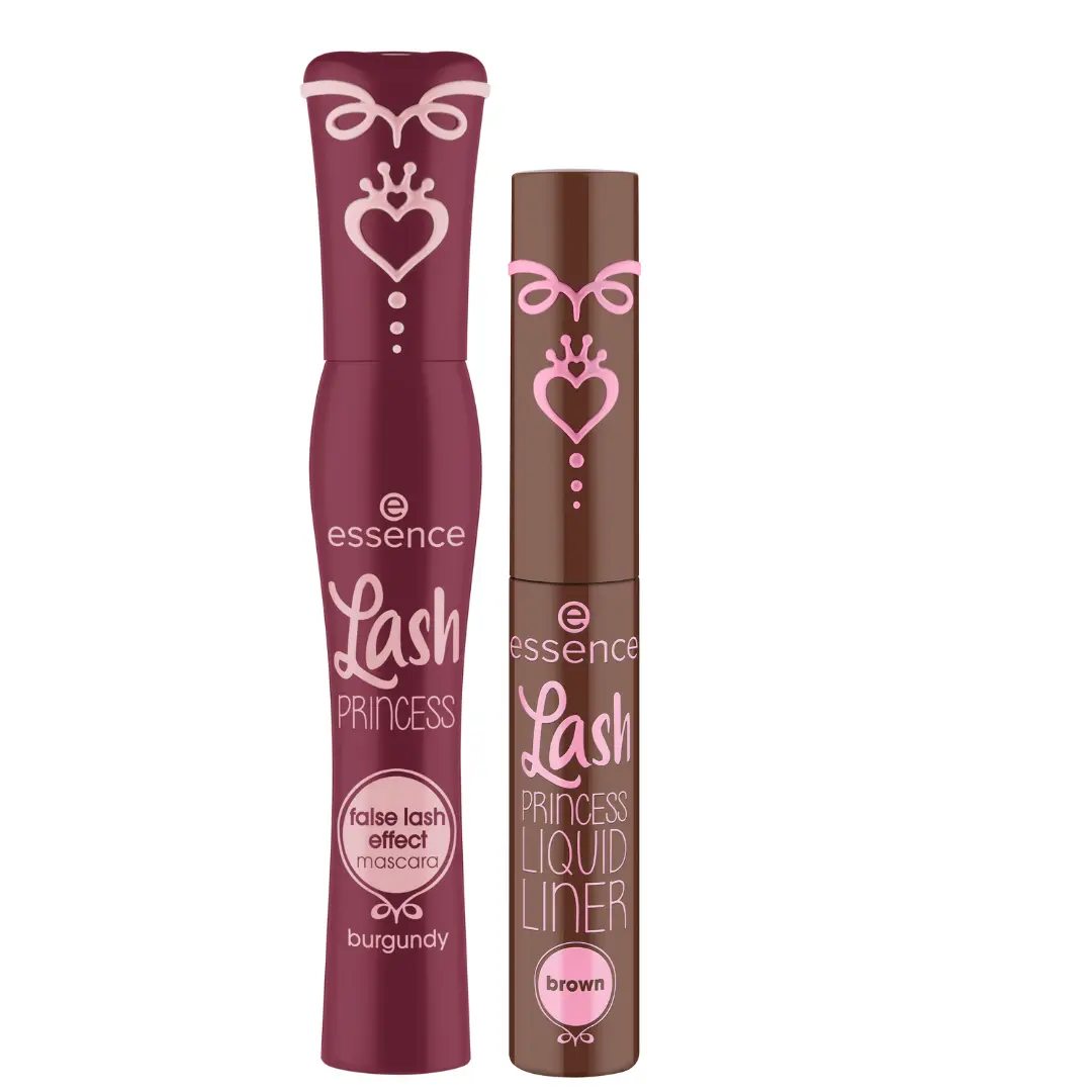 False Lash Burgundy & Brown Liner