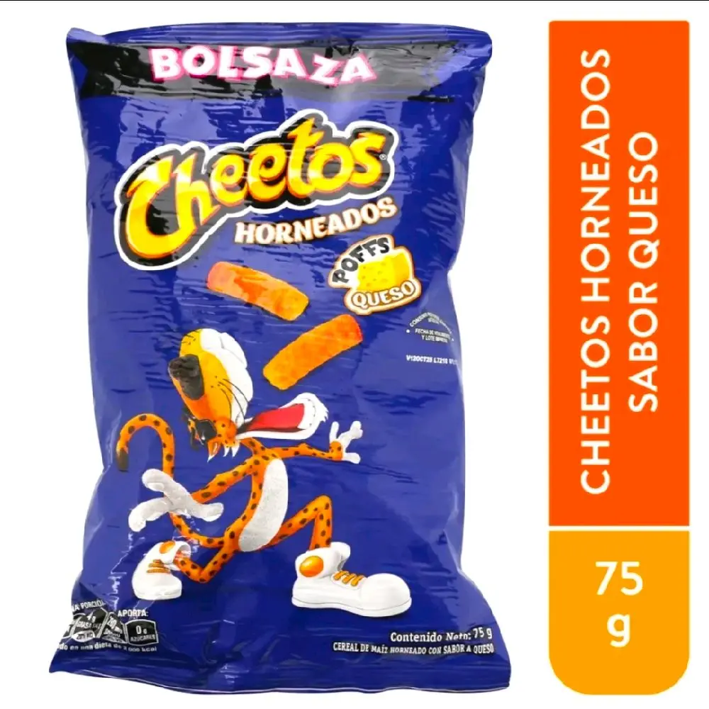 CHEETOS , from Guatemala  75 gr pack 2 unds