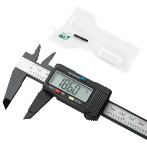Digital Caliper 0-6" Measuring Tool, Micrometer Caliper with Auto-Off Feature, Interchangeable Between inches and millimeters for Jewelry Measurement and 3D Printing