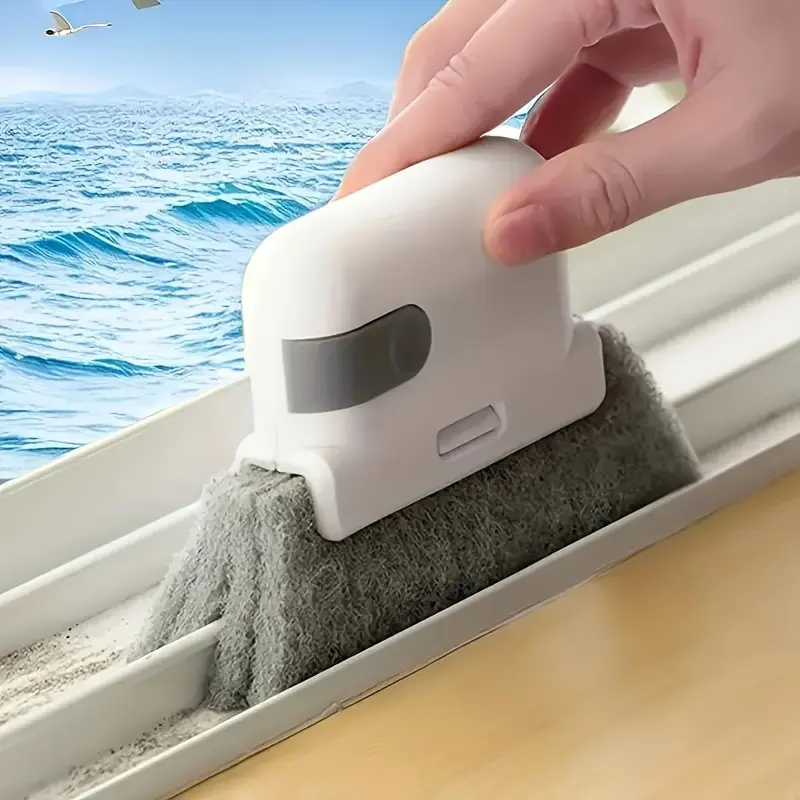 1pc universal door and window track cleaning brush - easy to clean frames and small gaps, cleaning tools, cleaning supplies, commercial cleaning supplies