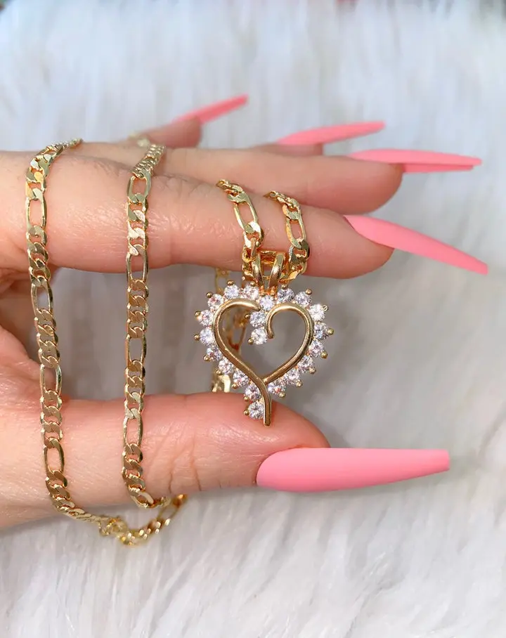 Open Heart Necklace