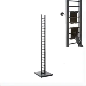 AMKO ML73-MAB 73 in. Mini Ladder, Matte Black