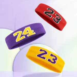 Quick Dry Knitted Sports Headband, Elastic Sweat Absorbent Tennis Head Band for Cycling, Workout, Basketball, Yoga, Running Exercise Volleyball Accessories Athlete