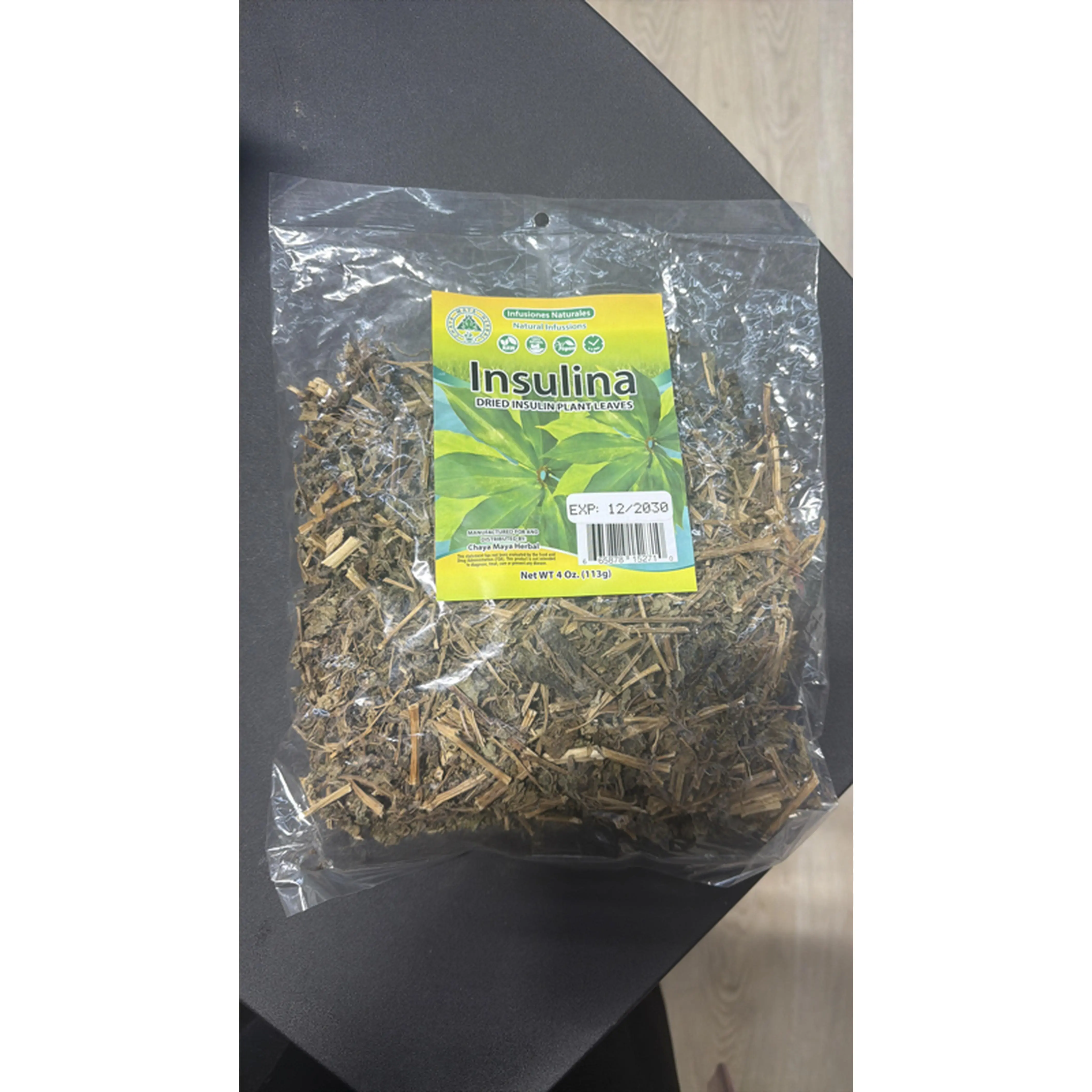 Insulina 4 oz. Dried Herbs for Health & Wellness - Natural Plant-Based Supplement
