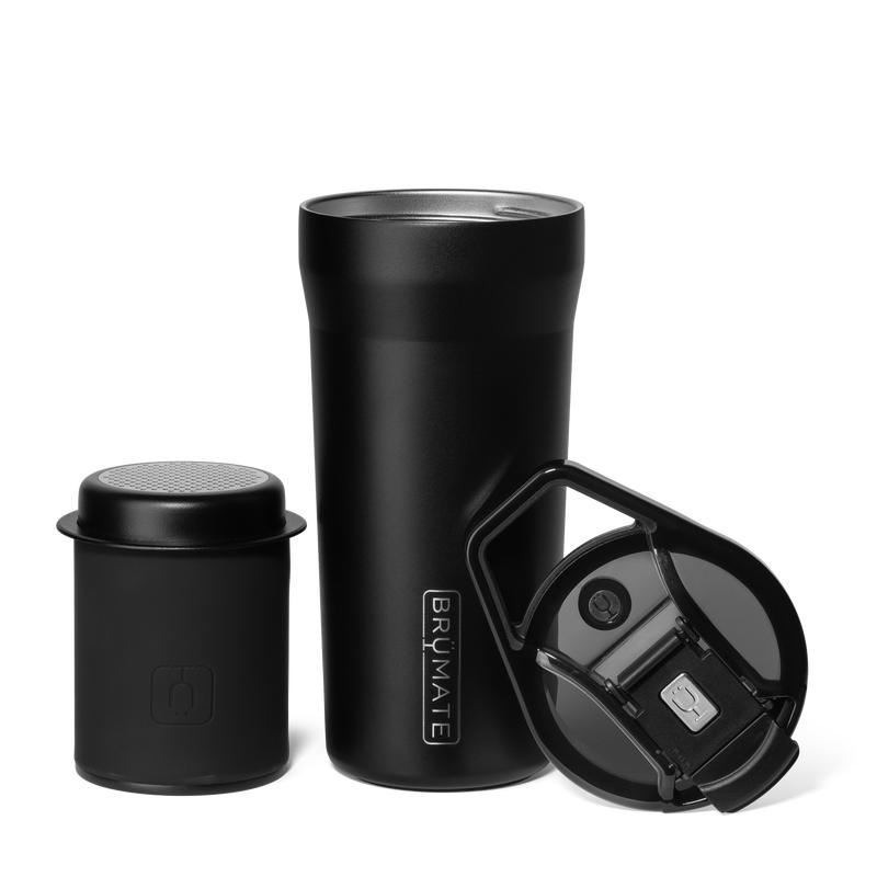 BrüMate Pour Over 20oz Insulated Travel Coffee Mug & Coffee Brewing System | 2-in-1 Travel Coffee Maker with 100% Leakproof Lid | Insulated Coffee Tumbler | Travel & Camping | Includes 10 Coffee Filters