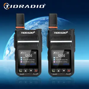 TIDRADIO G18 4G Network Two Way Radio, No Monthly Subscription for 1st Year, Global Range 5000KM Walkie Talkie with SIM, High Capacity 3000mAh, Reliable Field Communication
