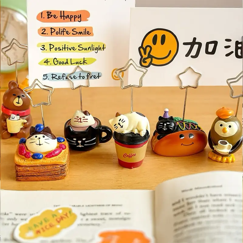 Cute Desk Note Holder Stand