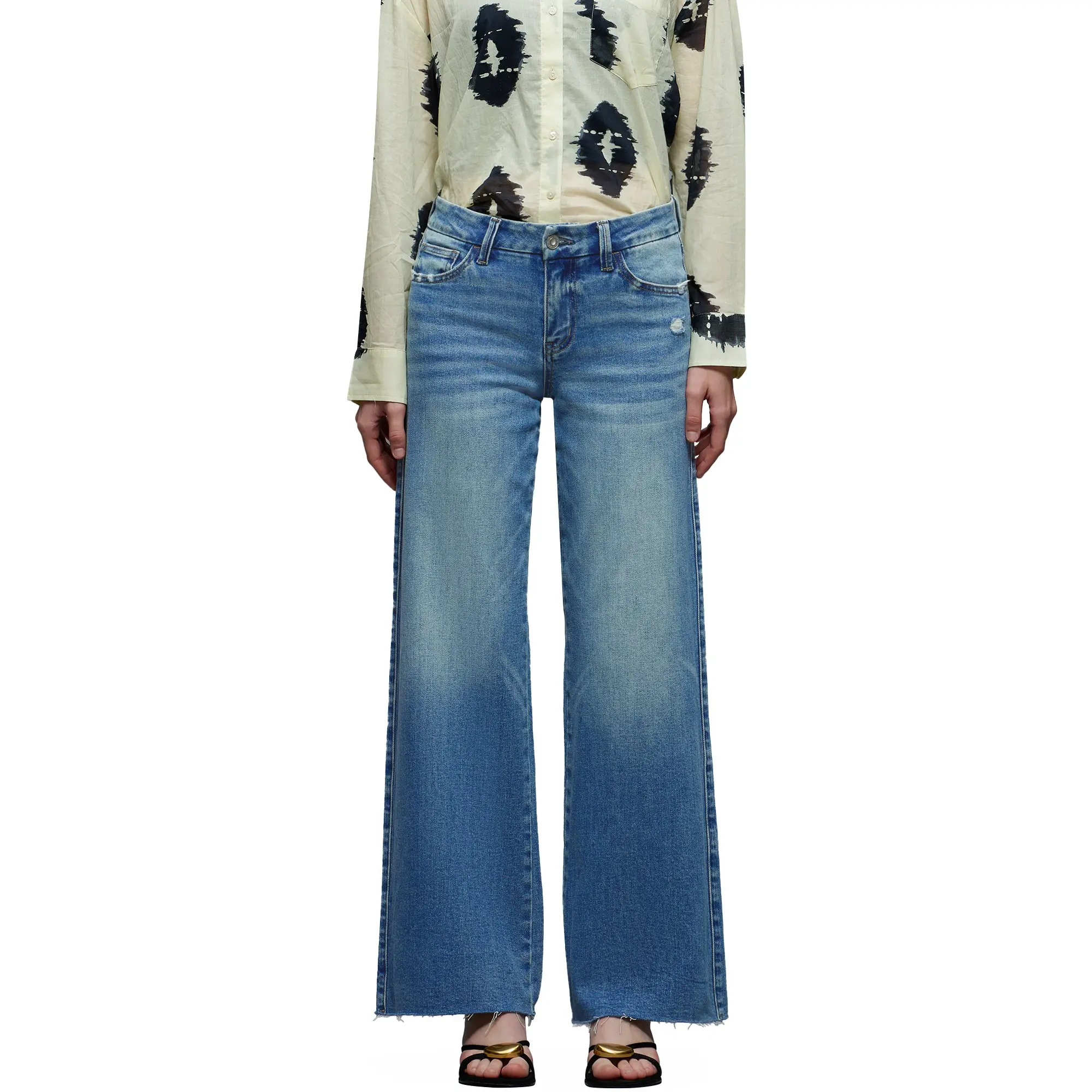 TIMELESS RIPPLES-Mid Blue