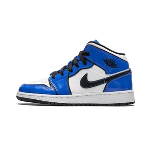 Air Jordan 1 Mid SE GS "Signal Blue" BQ6931 402