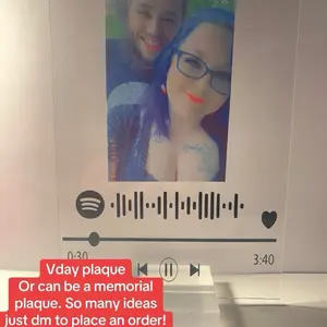 Plaque - Vday Plaque or Memorial Plaque - 3:40 Length - Ideal for Memorials and Tributes