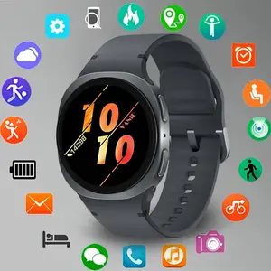 VANIR Bluetooth Call Smart Watch 5.4 Metal Case, Soft Silicone Strap, 2.01'' Display IP68 Waterproof Lightweight Fitness Tracking Long Battery Runtime Notification Alert Weather Display Casual Sports Watch for Men Women Compatible with iPhone Android