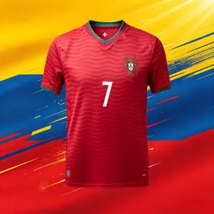2026 Portugal 7# Cristiano Ronaldo Short And Long Sleeve Soccer Jersey Fans Version Breathable