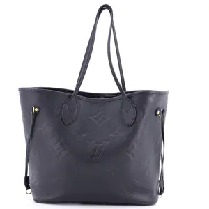 Pre-owned Louis Vuitton Leather Tote Bags REBAG Neverfull NM Tote Monogram Empreinte Giant MM by Rebag