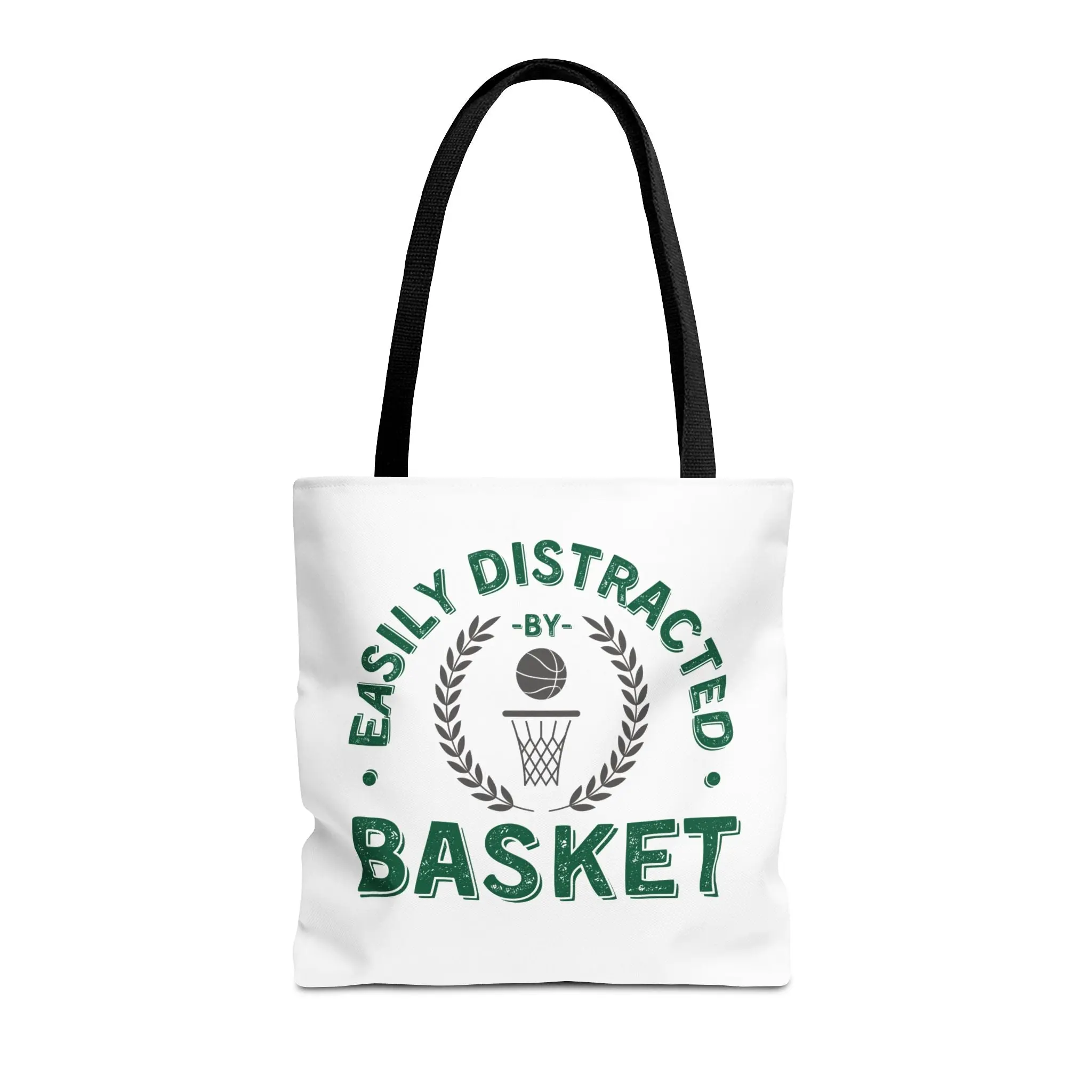 Easily Distracted by Basket Funny Bag for Basketball Lovers - Durable Tote Bag Basket Players