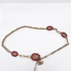 Pre-owned GUCCI Metal Bag Accessories Gold Belt T10358231