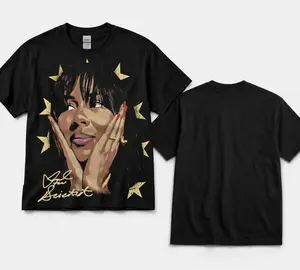 Big Face Shirt, Mariah "Big Face Stars" Graphic T-Shirt, Portrait Graphic Tee, Retro Aesthetic Streetwear Shirt, Indie Fashion Tee, Artistic Face Graphic Tee, Gildan 5000 Heavy Cotton