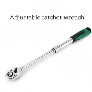 Quick Release Drive Ratchet Wrench Set, Extendable Handle, Dual Direction Design, Durable Steel, Home Car Repair Tool DIY