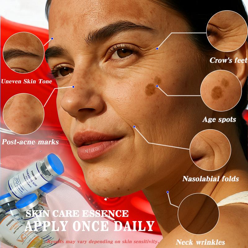 PADORO Gold Vitamin C Serum, containing Tranexamic acid, Evens out skin tone, Brightens and improves complexion, Fights aging, Suitable for all skin types, Nourishes, Repairs and soothes, Reduces wrinkles, and moisturizes. A perfect holiday gift.