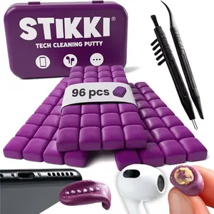 STIKKI Cleaning Putty for Electronics – Earbud & iPhone Cleaning Kit with Precision Tools, Charging Port Cleaner for Apple Devices, AirPods & Smartphone Maintenance Kit