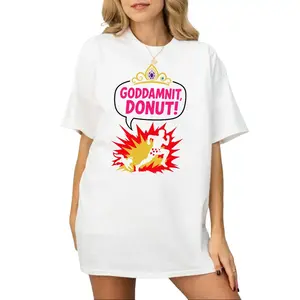 Goddamnit Donut T Shirt, Dungeon Crawler Carl And Princess Donut Fan Sweatshirt, Litrpg Fan Gift Hoodie, Unisex Sweater Pullover Tee
