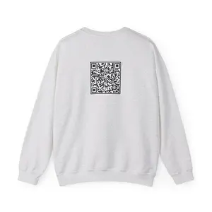 F*ck Trump QR Code Crewneck Sweatshirt, Subtle Anti Trump Shirt, FDT Crewneck, Trump Sucks Tee, Hidden Message Shirt, Funny Prank Gift