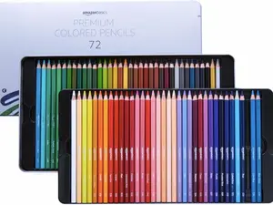 Premium Colored Pencils, Soft Core, 72 Count (Pack of 1), Multicolor