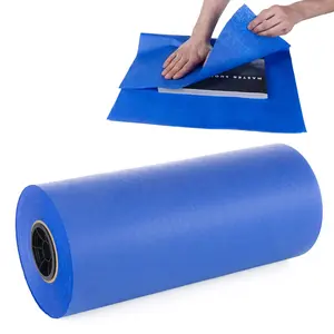 IDL Packaging 18" x 1800' SatinPack Tissue Paper Roll, 20 Basis Weight, Parade Blue Color, USA-Made - Acid-Free Decorative Tissue Paper for Packaging Clothing, Gift Wrapping, Art Projects, Crafts