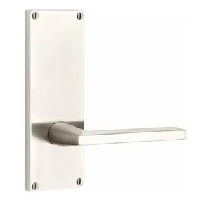 Emtek 8111.TAUS3NL.TRUS19.RH SELECT Passage , Sideplate Locksets Modern Non-Keyed 7" , T-Bar Stem , Tribeca Handle.RH