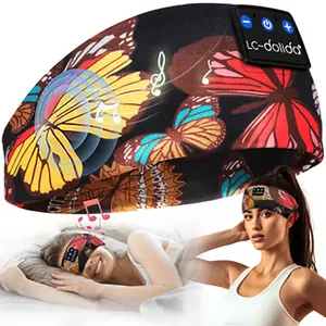 3 in 1 Design with Microphone, Sleep Headphones Bluetooth 5.4, 16 Hours Playtime, Comfortable & Stylish for Sports & Workout