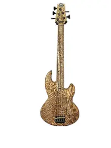 Short Scale bass Form Factor Audio Wombat Pyrographic 5-String Bass