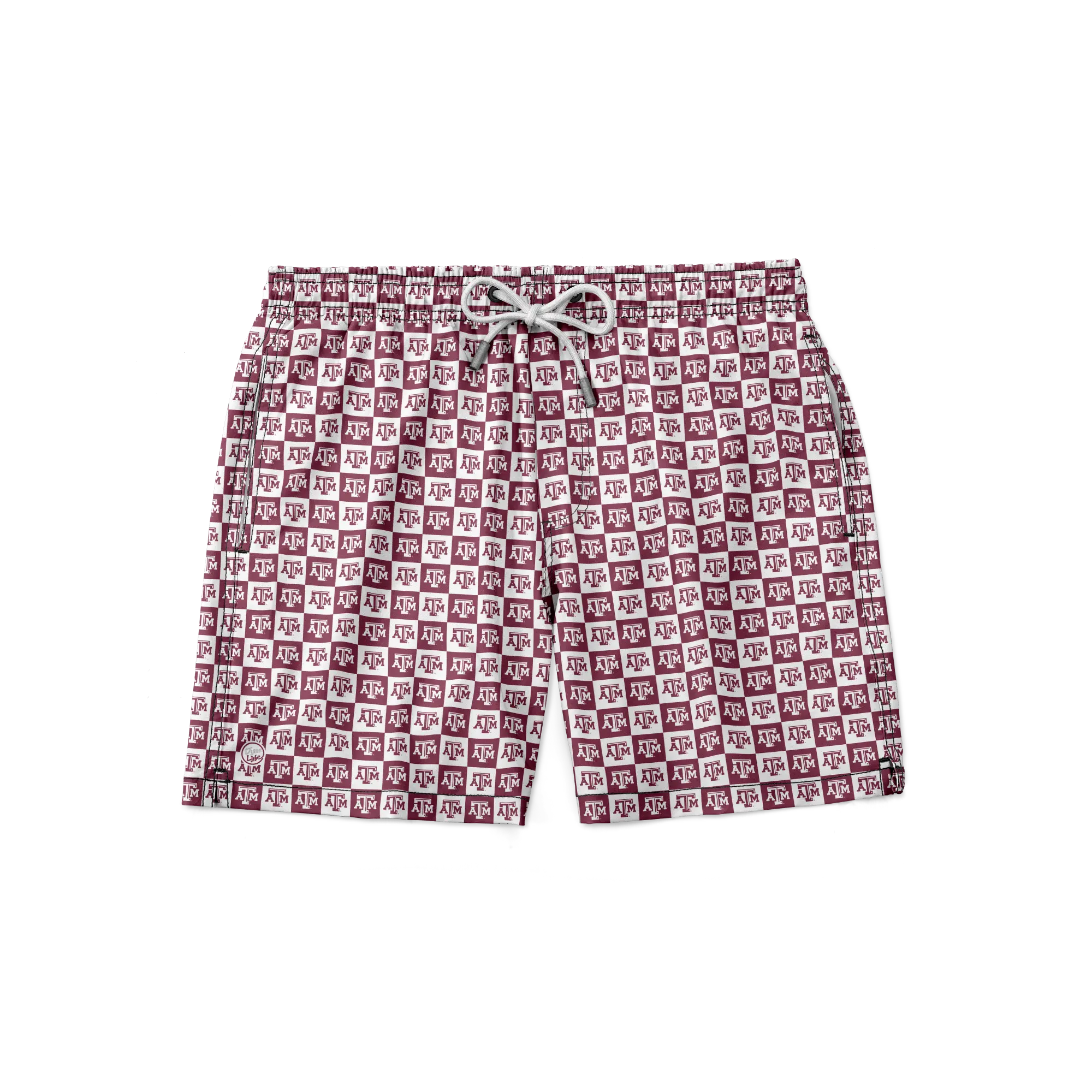 TEXAS A&M UNIVERSITY Men's Colorblock Aggie Logo Athletic Shorts - Relaxed Fit, Comfortable Fabric Blend, Daily Shorts, Clothes Made for Sports Outings