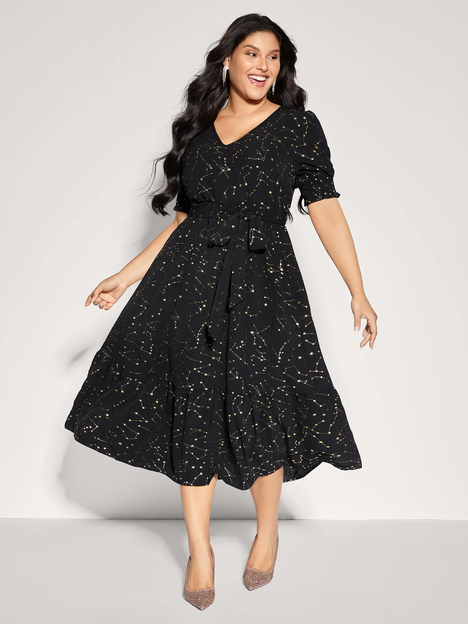 sachin and babi light blue dress Black stretchy party dress S (4-6) Like new main image 0