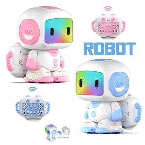 Electrical Remote Control Robot Toy, Smart Touch Recording Interactive Parent-Child Plaything, Holiday Gift for Kids (built-In Battery)