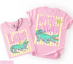 Later Gator Comfort Colors, After While Crocodile T-Shirt, End of Year Teacher Shirt, Trendy Summer Beach Shirt, Last Day of School Tee