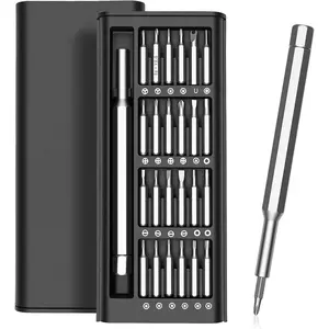 25-in-1 Precision  Set,  Chrome Vanadium Steel Bits,  Alloy Handle with 360? Swivel Cap for Electronics Repair