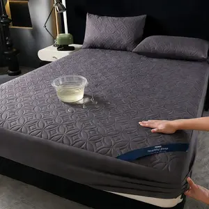 Waterproof Mattress Protector Pad, Soft Breathable Noiseless Anti-Mite, High Rim Deep Pocket, Multiple Colors Available