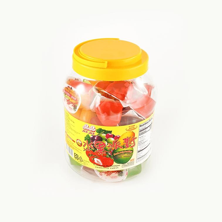 JINJIN Assorted Fruit Jelly Jar Value Size 52.9oz